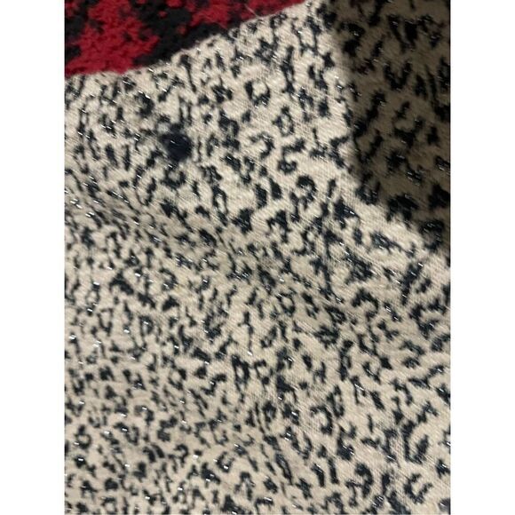 Anthropologie Cartonnier Rowan Leopard Jacket Size S Trench Coat Shimmer Sparkle - Picture 6 of 16